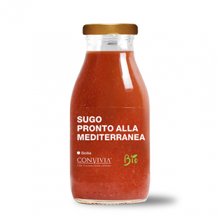 Salsa mediterranea de tomate cherry BIO 250gr